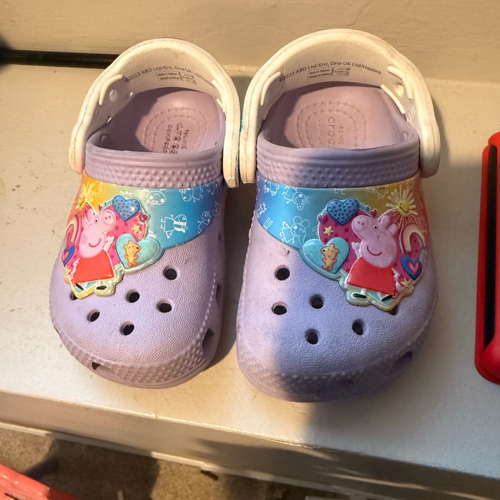 Peppa Pig Kids Shoes - Purple and White Cr
